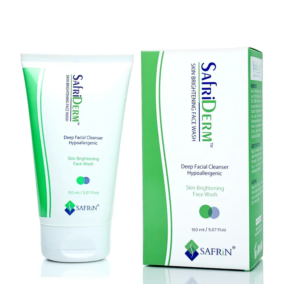 SAFRIDERM SKIN BRIGHTENING FACE WASH - 150ML