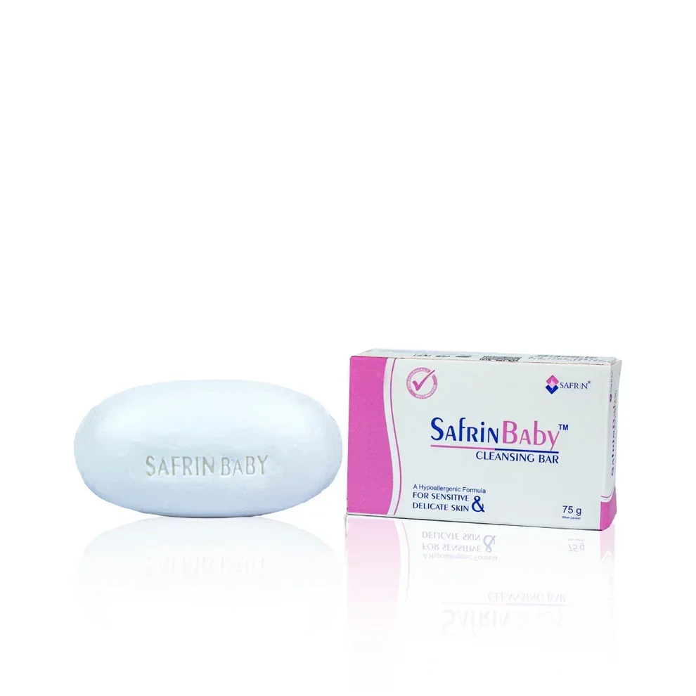 SAFRINBABY CLEANSING SOAP BAR (NEUTRAL PH) - 75G
